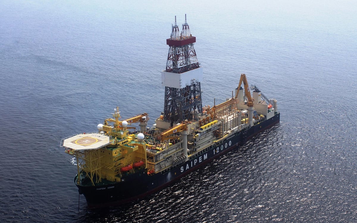 Eni used the Saipem 12000 drillship for its Ivory Coast well