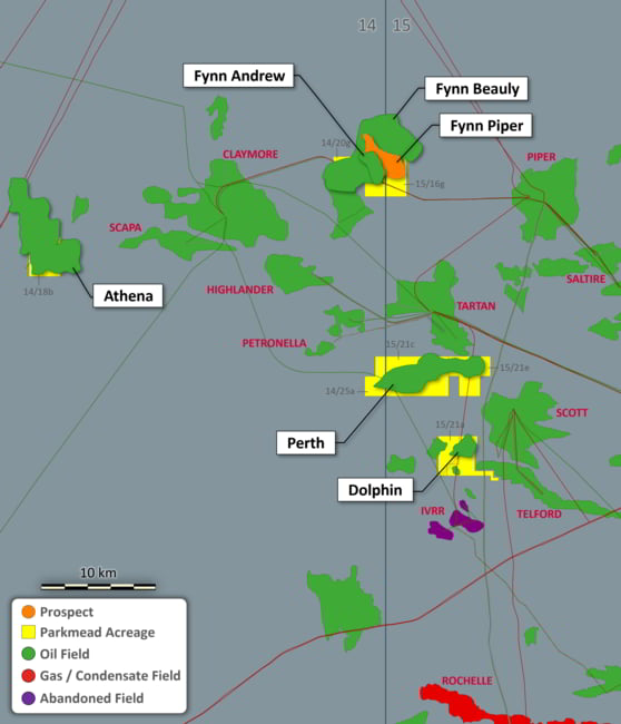 Assets in the UK Moray Firth; Source: Parkmead