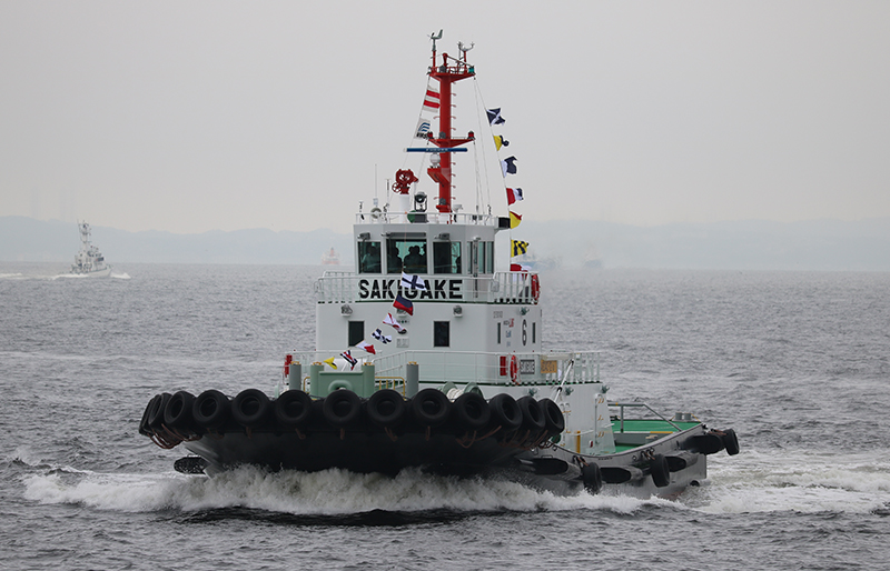 LNG-fueled tugboat Sakigake