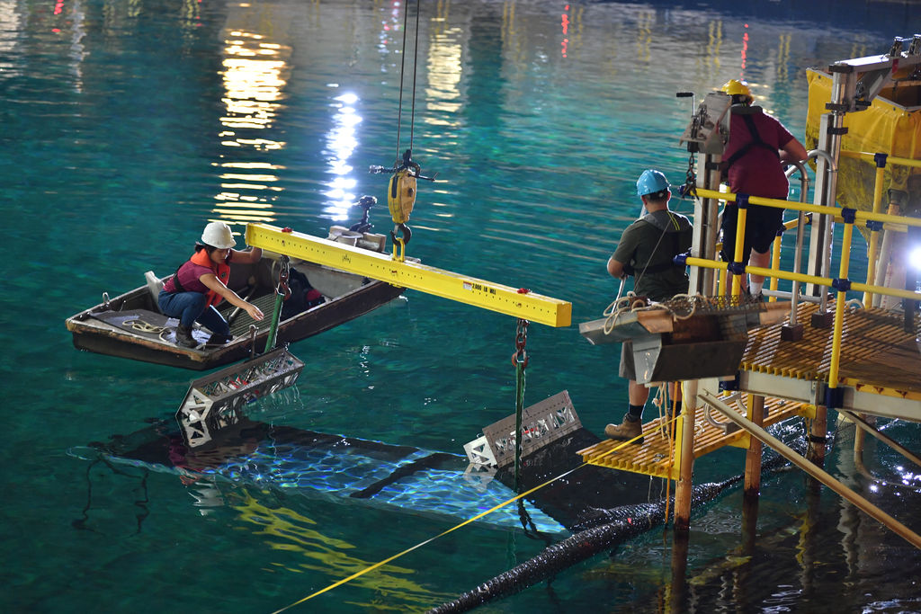 Ocean Observing Prize prototypes' testing at MASK (Courtesy of US DOE)