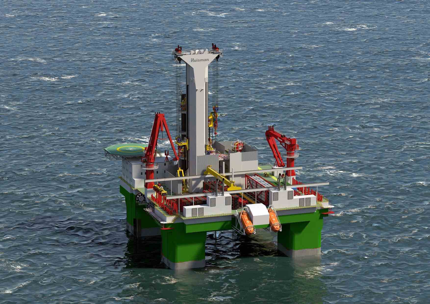 New harsh environment semi-submersible rig by Huisman