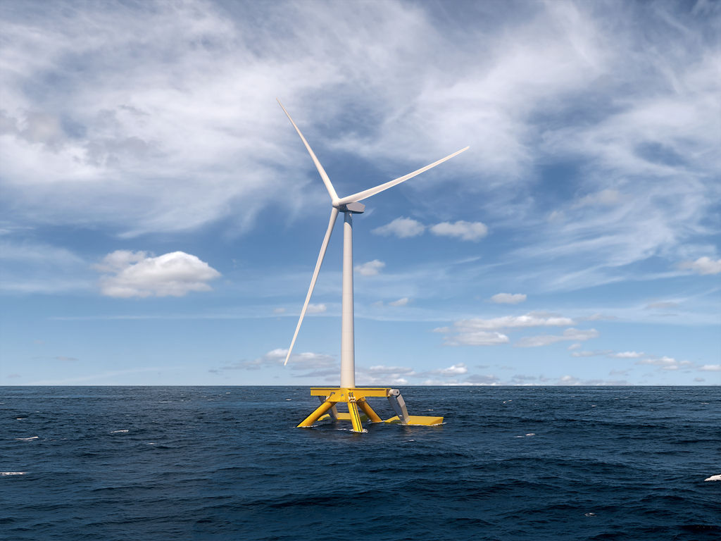MPS’ concept for wind and wave energy hybrid demonstrator (Courtesy of MPS)
