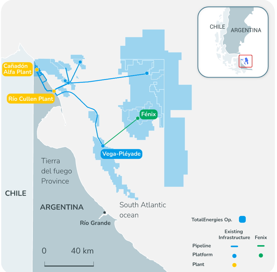 Fenix offshore gas project in Argentina - TotalEnergies