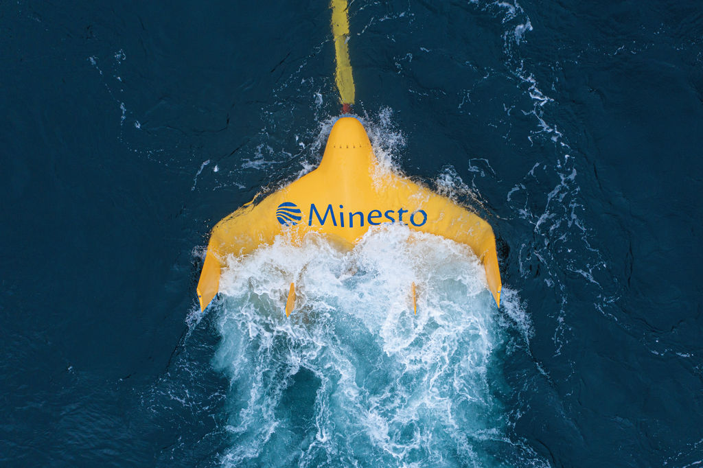 Minesto's Dragon Class tidal power plant (Courtesy of Minesto)