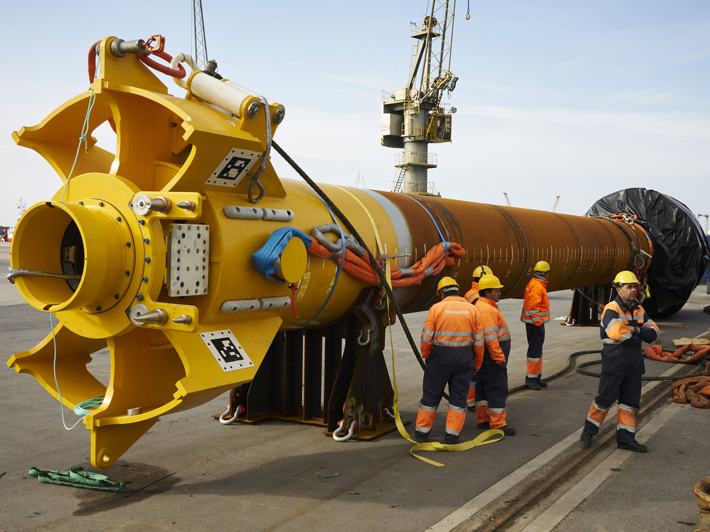 UMACK anchor ahead of installation in northern Portugal (Courtesy of CorPower Ocean)