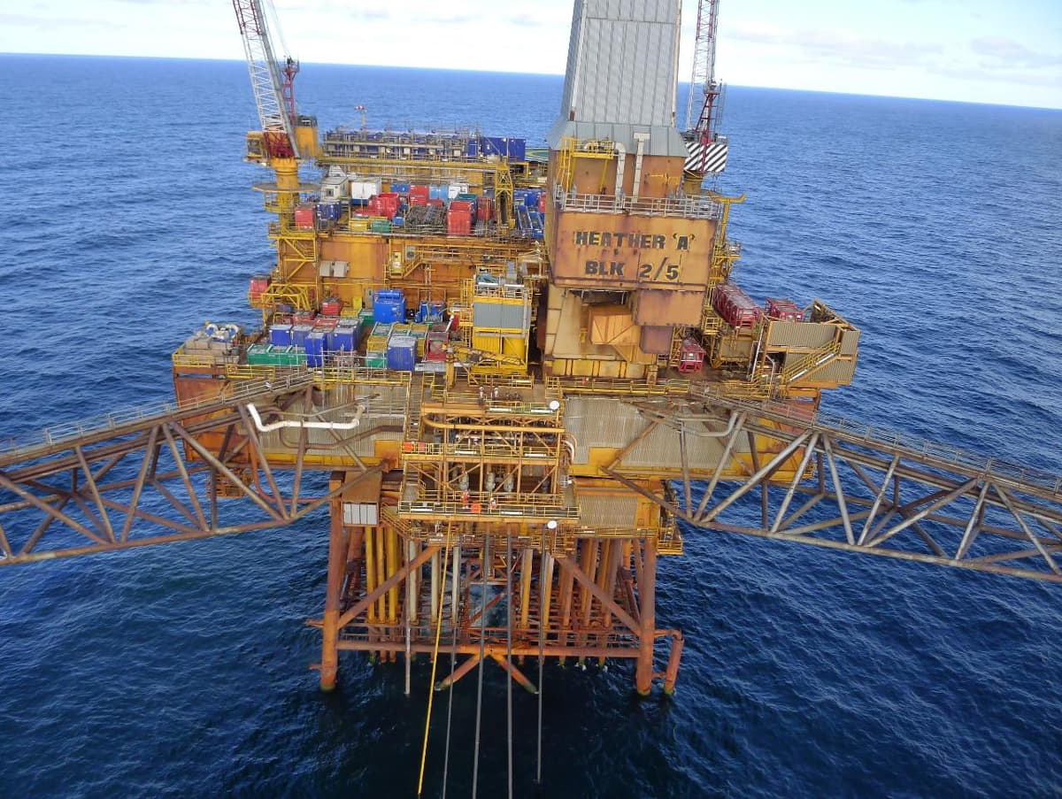 Heather platform in the UK North Sea - EnQuest