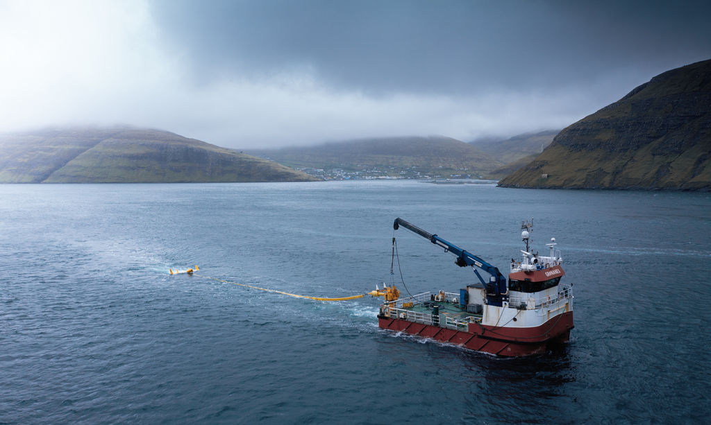 Minesto's Dragon 4 tidal energy kite (Courtesy of Minesto)