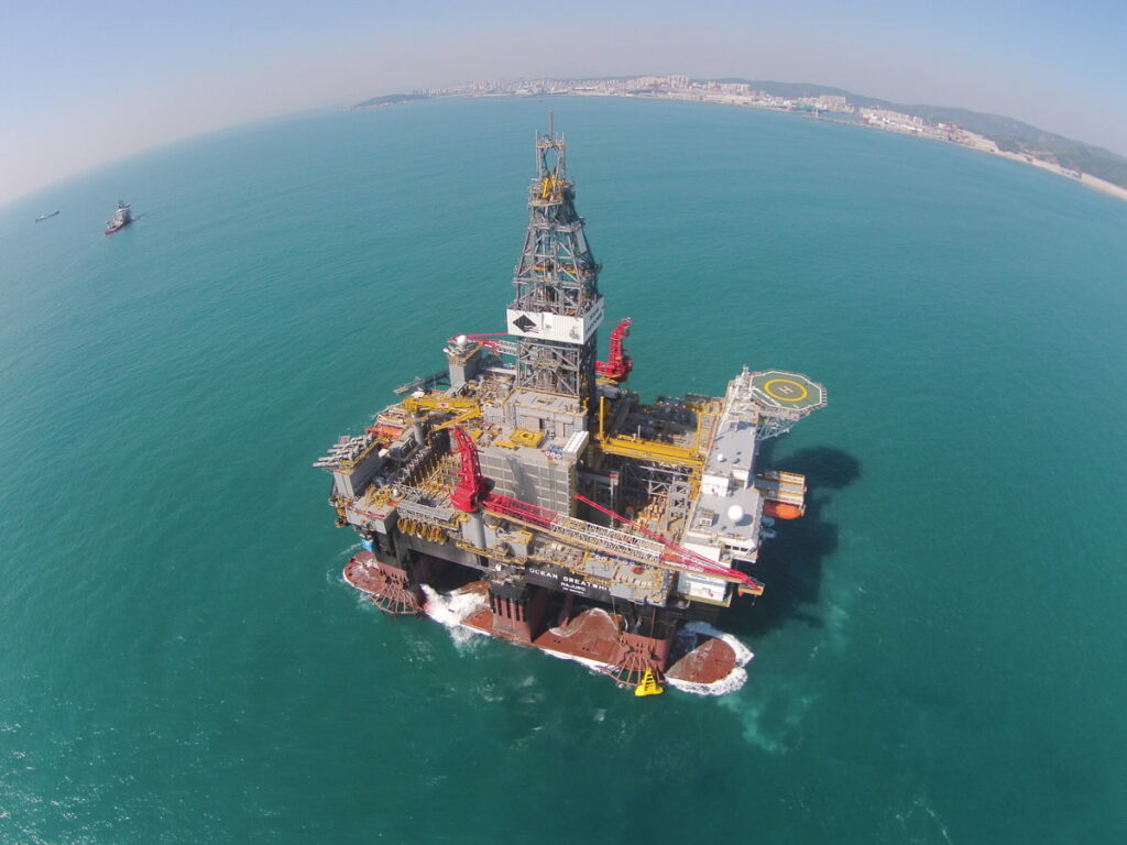 Ocean GreatWhite rig; Credit: HHI