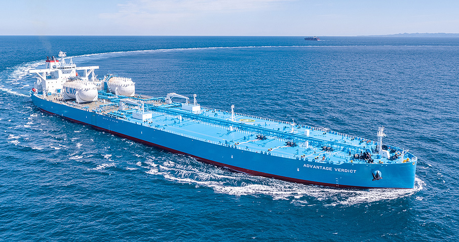 VLCCs with world's 1st high-manganese steel LNG fuel tanks named