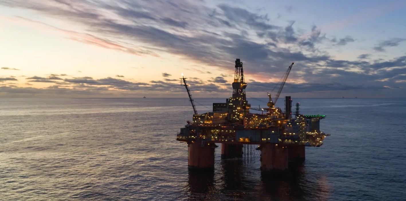 The Snorre A platform in the North Sea - Equinor