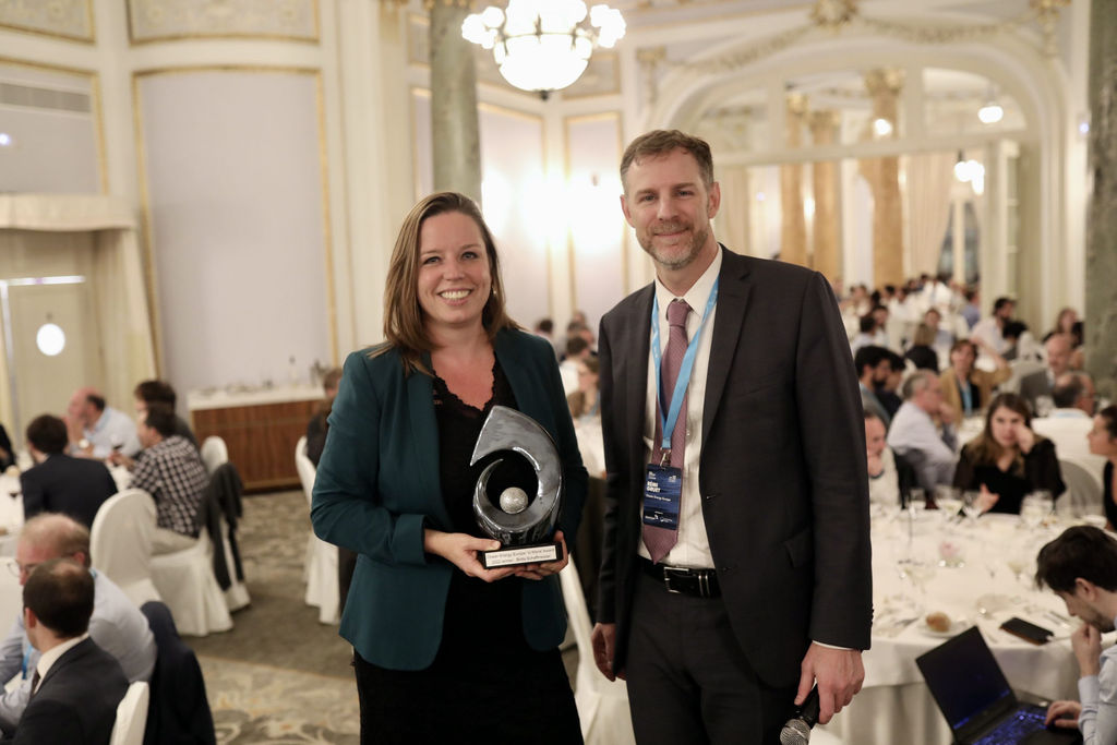 Britta Schaffmeister and Rémi Gruet (Courtesy of Ocean Energy Europe)