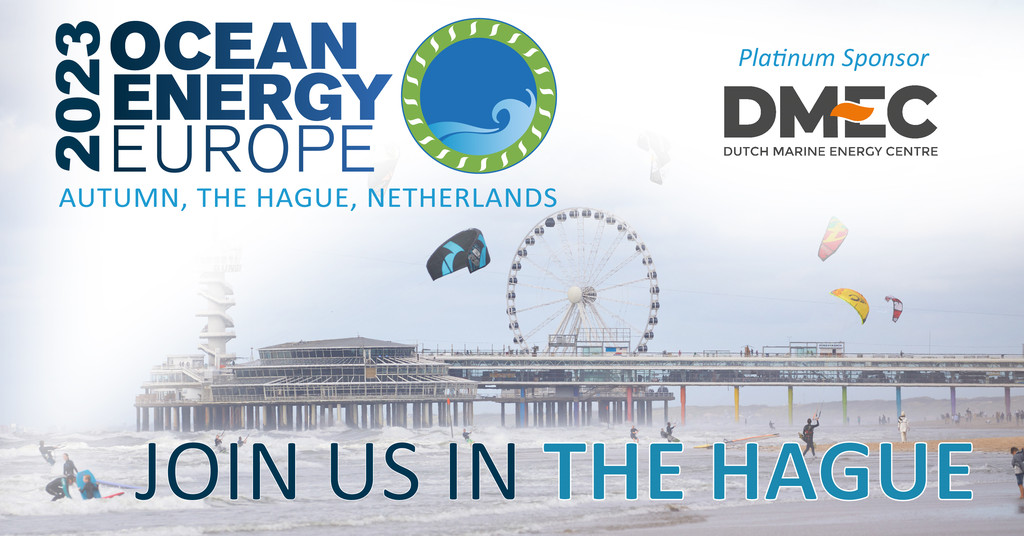 Ocean Energy Europe Conference & Exhibition sets sail for the Hague in 2023 (Courtesy of Ocean Energy Europe)