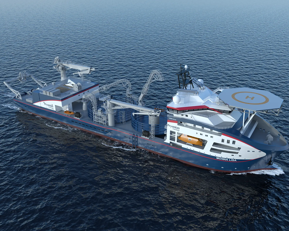 Palfinger equipment for Prysmian's news cable-laying vessel