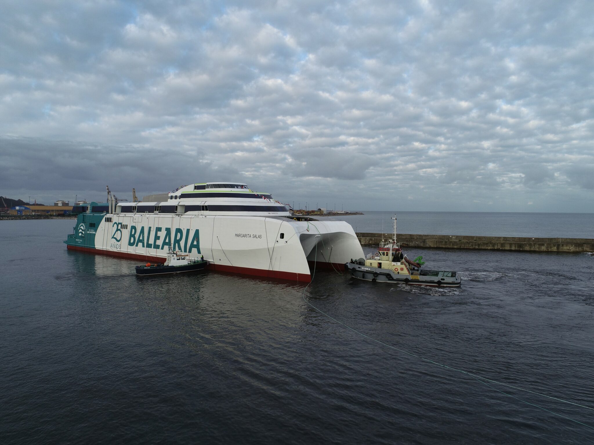 Baleària's 2nd LNG-powered Fast Ferry Hits The Water - Offshore Energy