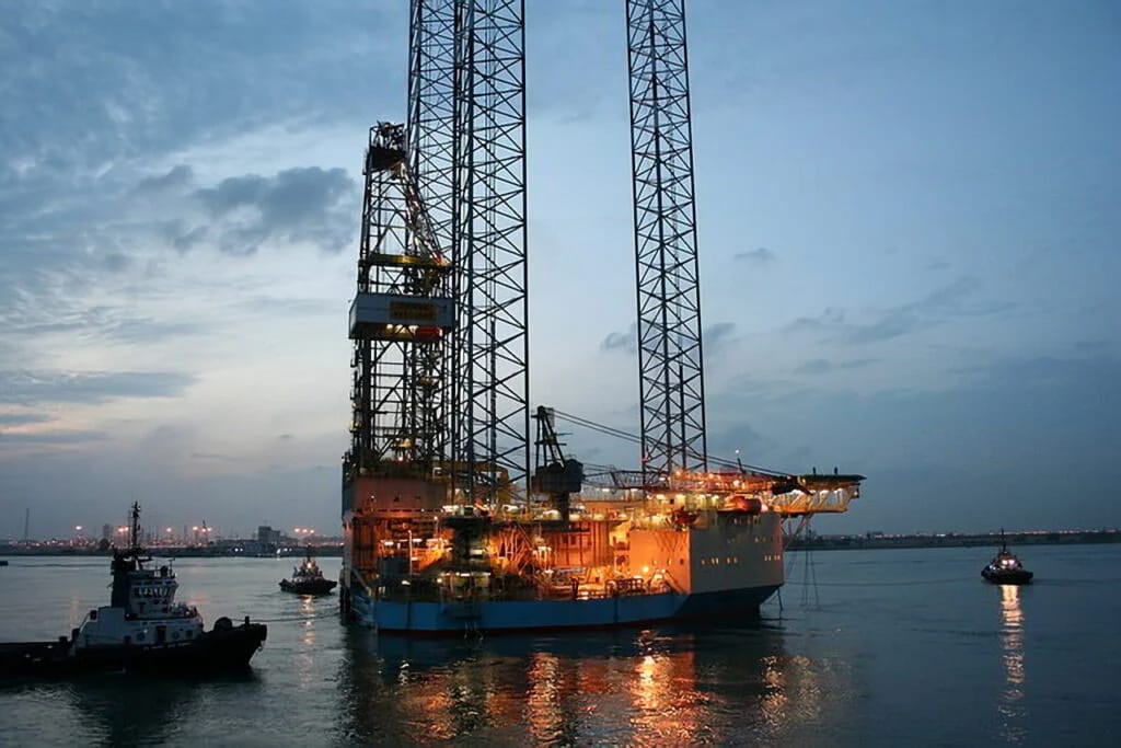 Noble Resilient (former Maersk Resilient) harsh-environment jack-up rig was used to spud the Pensacola well; Source: Maersk Drilling
