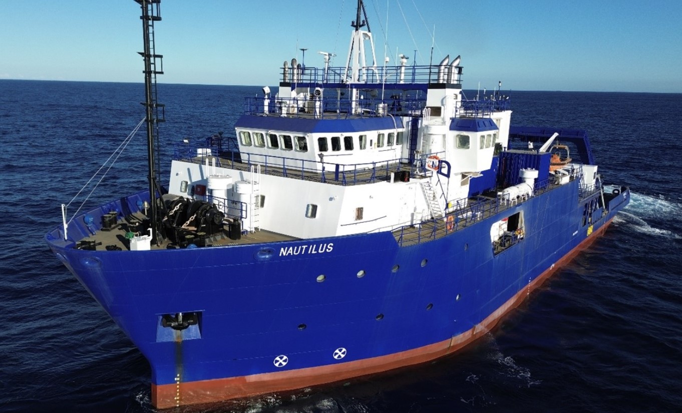 Retrofitted TDI-Brooks vessel en route to its first offshore wind job
