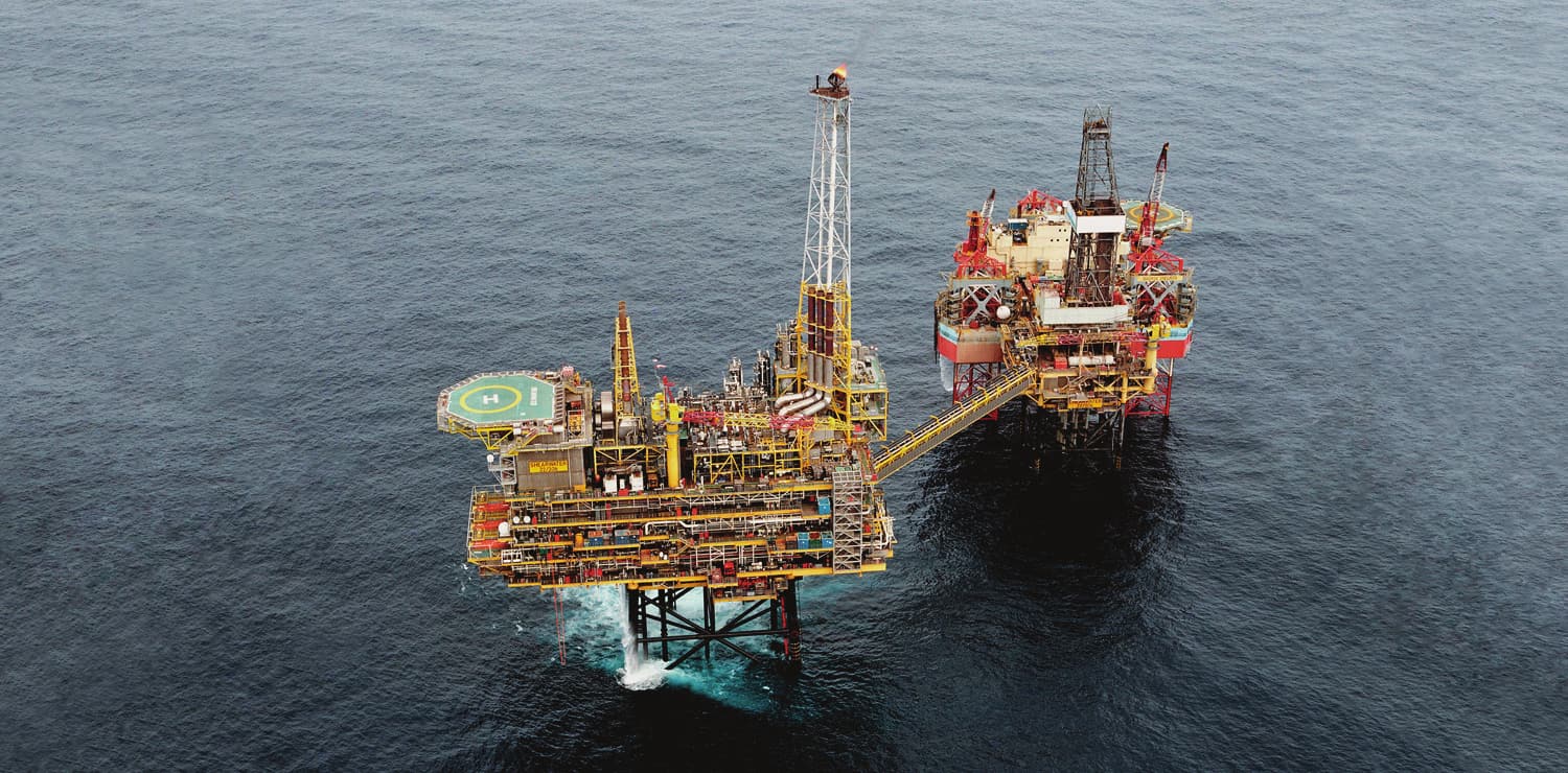 Shearwater platform in the North Sea; Source: Shell