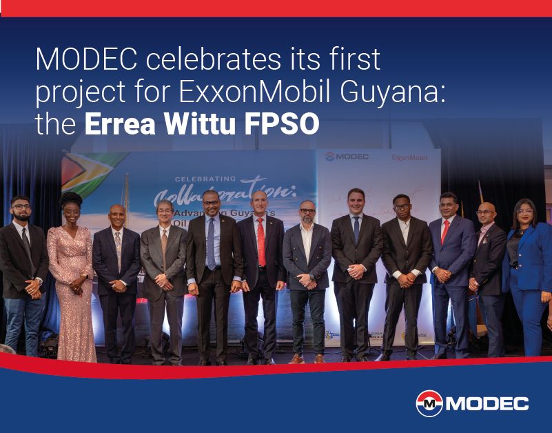 MODEC has confirmed the start of the construction phase for an FPSO, which is destined to work on ExxonMobil’s fifth oil development off Guyana.