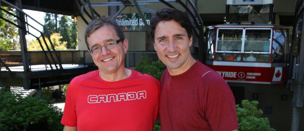 Jonathan Wilkinson, Canada's Minister of Energy and Natural Resources, and Justin Trudeau, Prime Minister of Canada; Source: Jonathan Wilkinson website