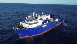 Following retrofit 2000 built vessel arrives to US to perform offshore wind work