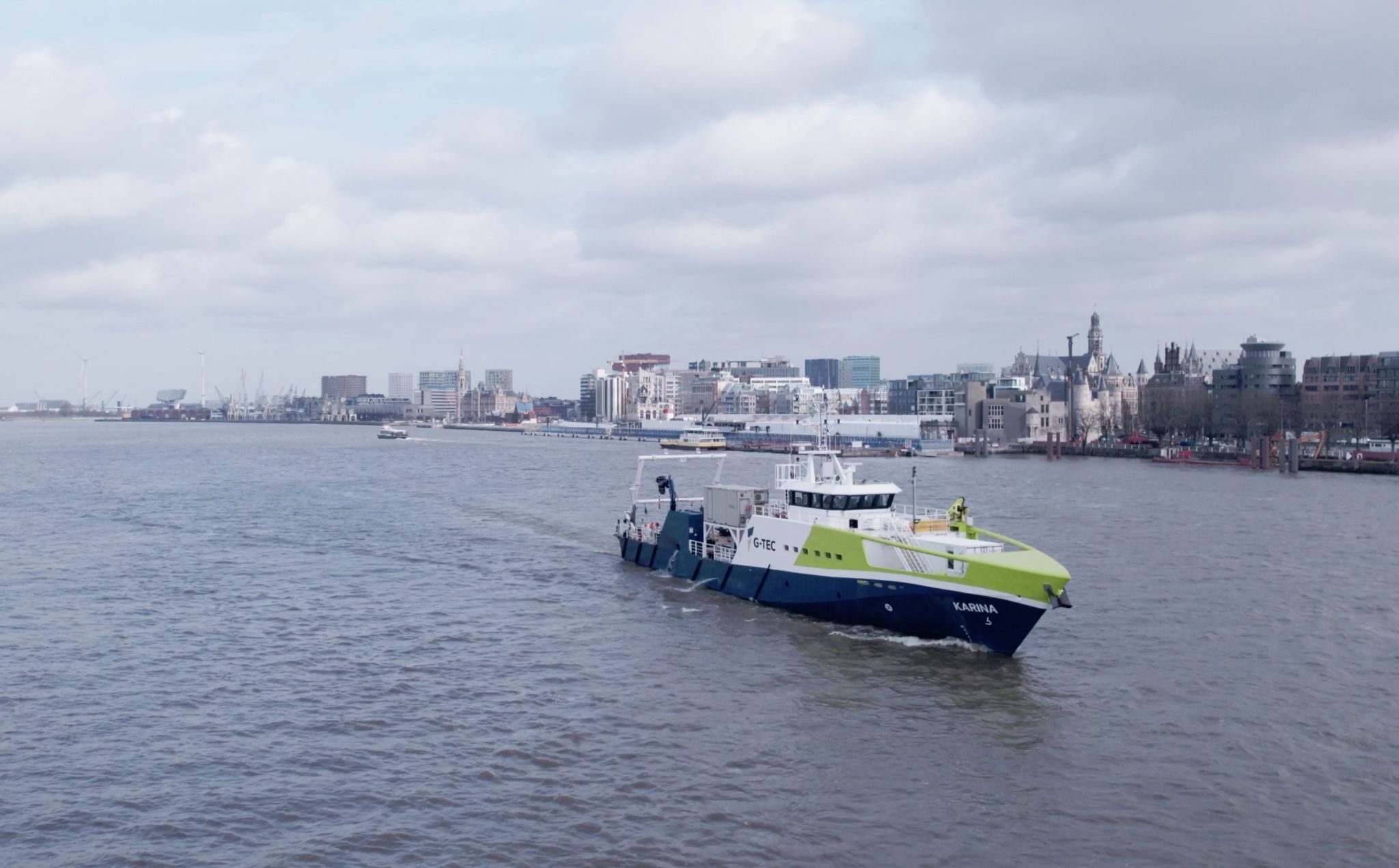 Biofuel-powered vessel joins DEME subsidiary's fleet