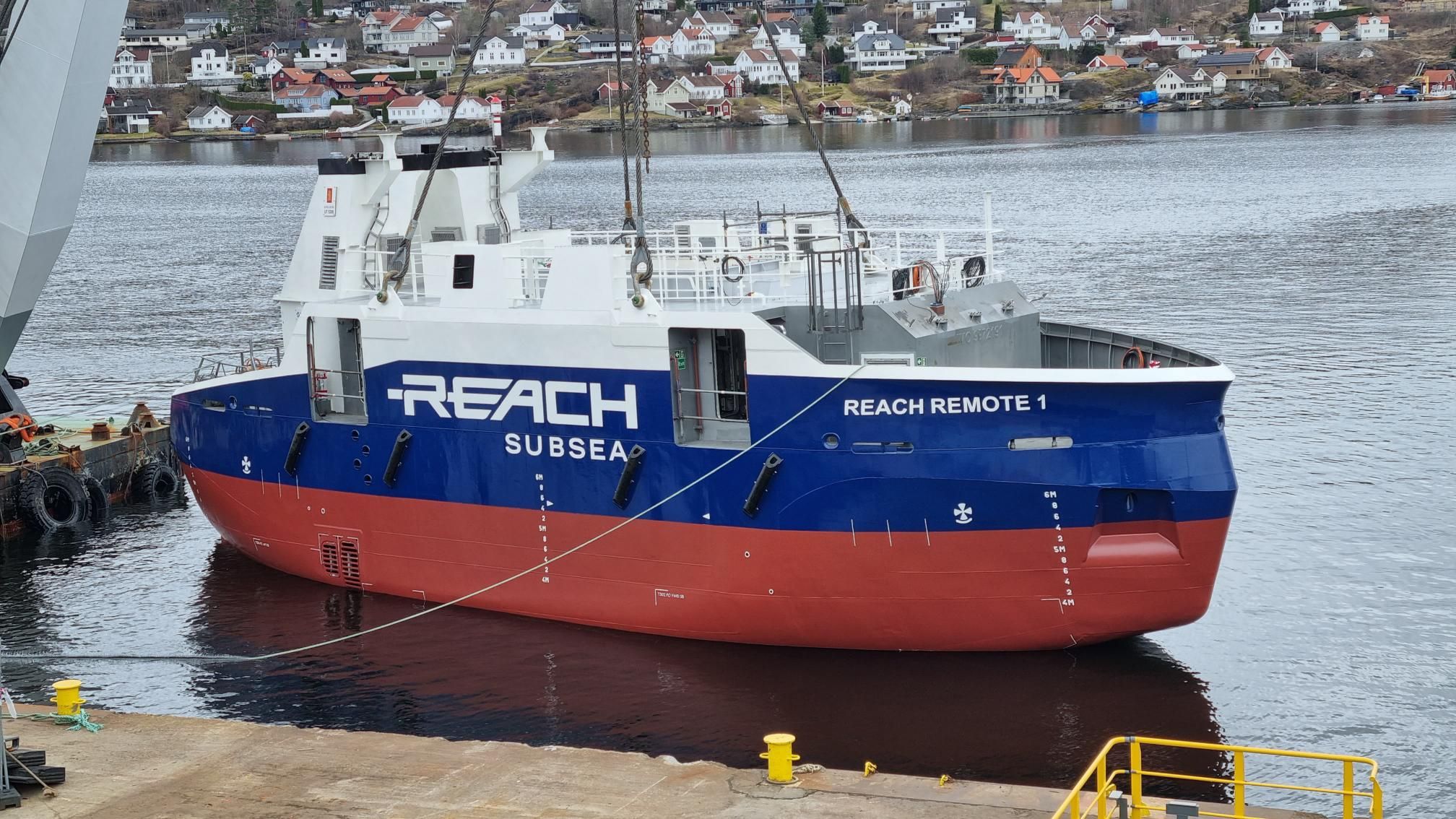 Reach Subsea's first Reach Remote USV sea-launched