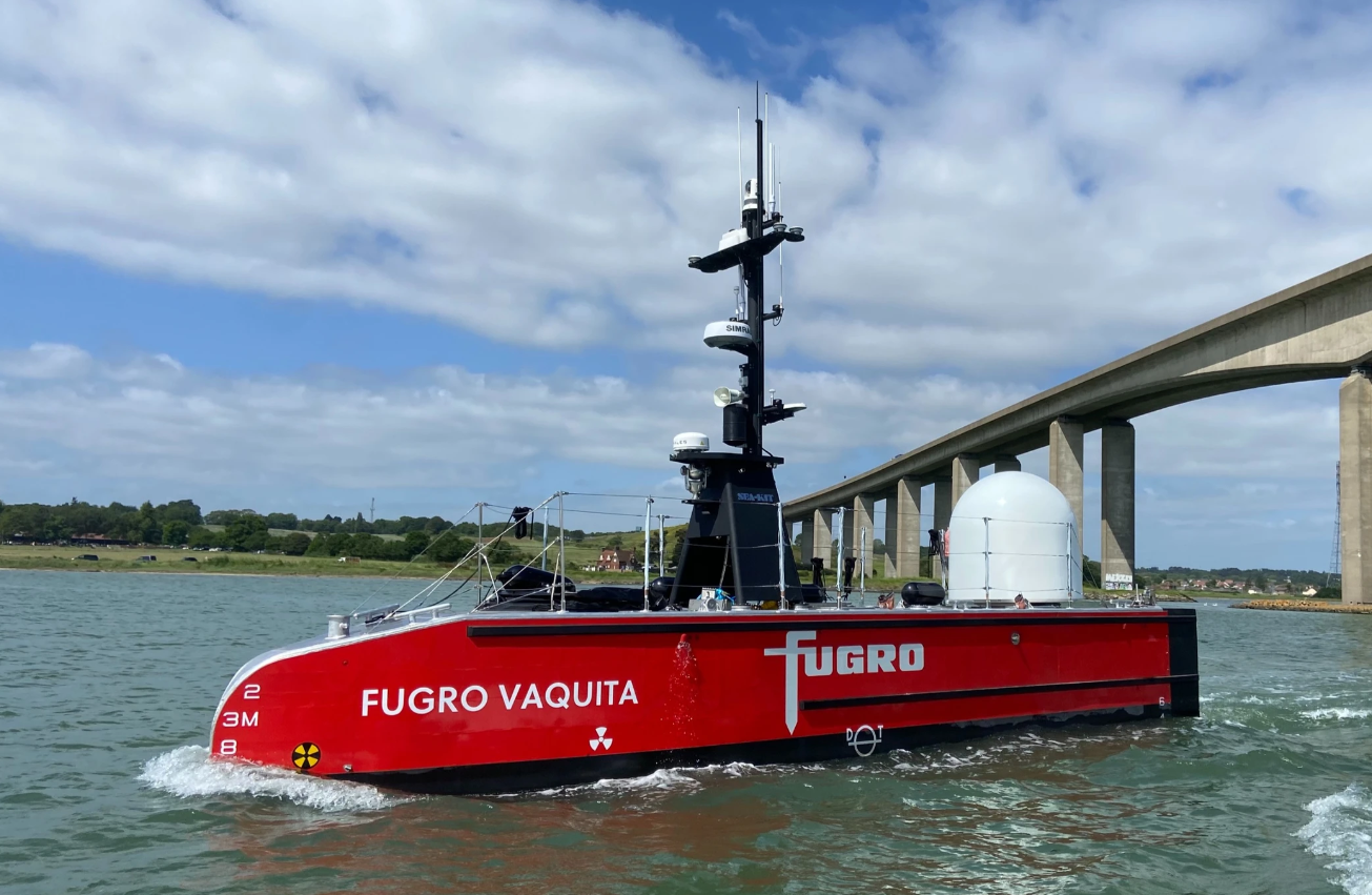 SEA-KIT International’s latest 12-meter X-Class uncrewed surface vessel (USV) Fugro Blue Essence has been awarded Lloyd’s Register (LR) unmanned marine systems (UMS) certification, which stands as the company’s fifth certificate, and the first LR UMS certificate for a Category 0 certified vessel.
