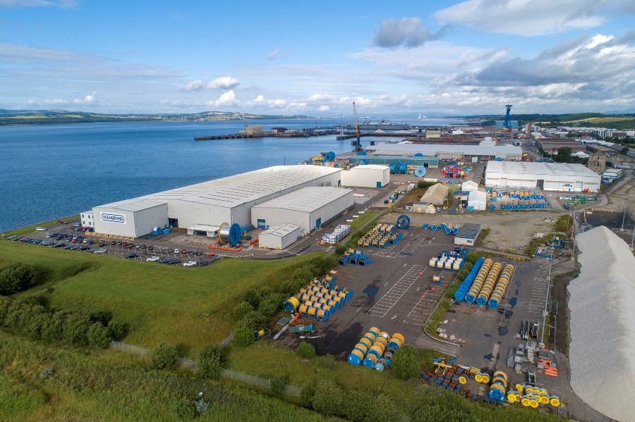 Oceaneering’s cable manufacturing facility in Rosyth, Scotland, has obtained Fit 4 Offshore Renewables (F4OR) status from the Offshore Wind Energy Council (OWEC) and ORE (Offshore Renewable Energy) Catapult.