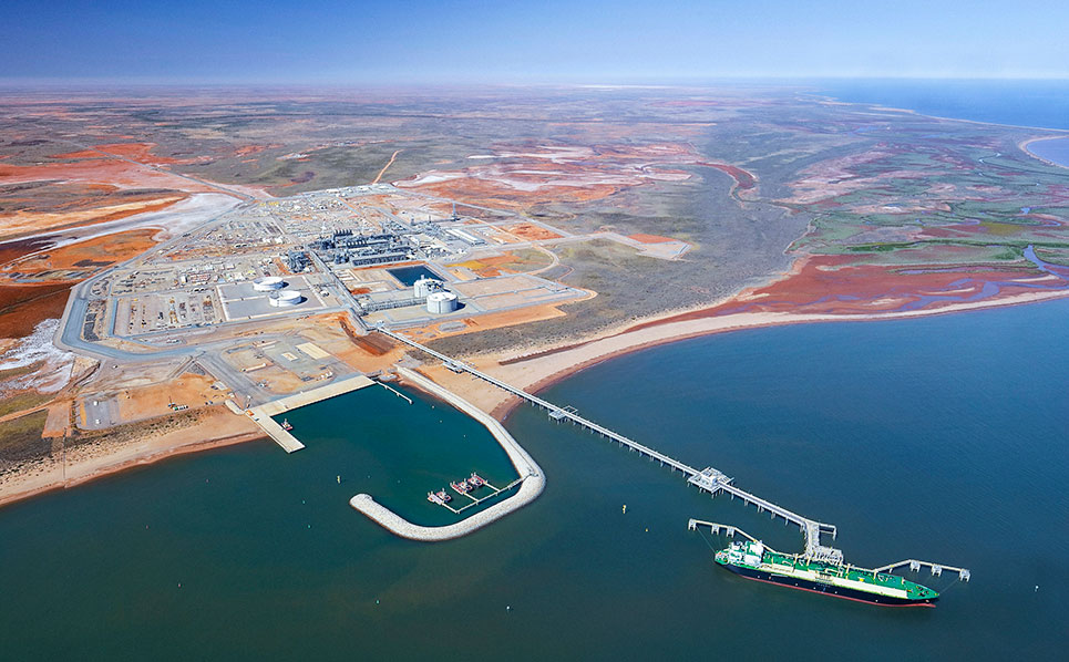 Wheatstone LNG Plant at Ashburton North, Western Australia; Source: Chevron