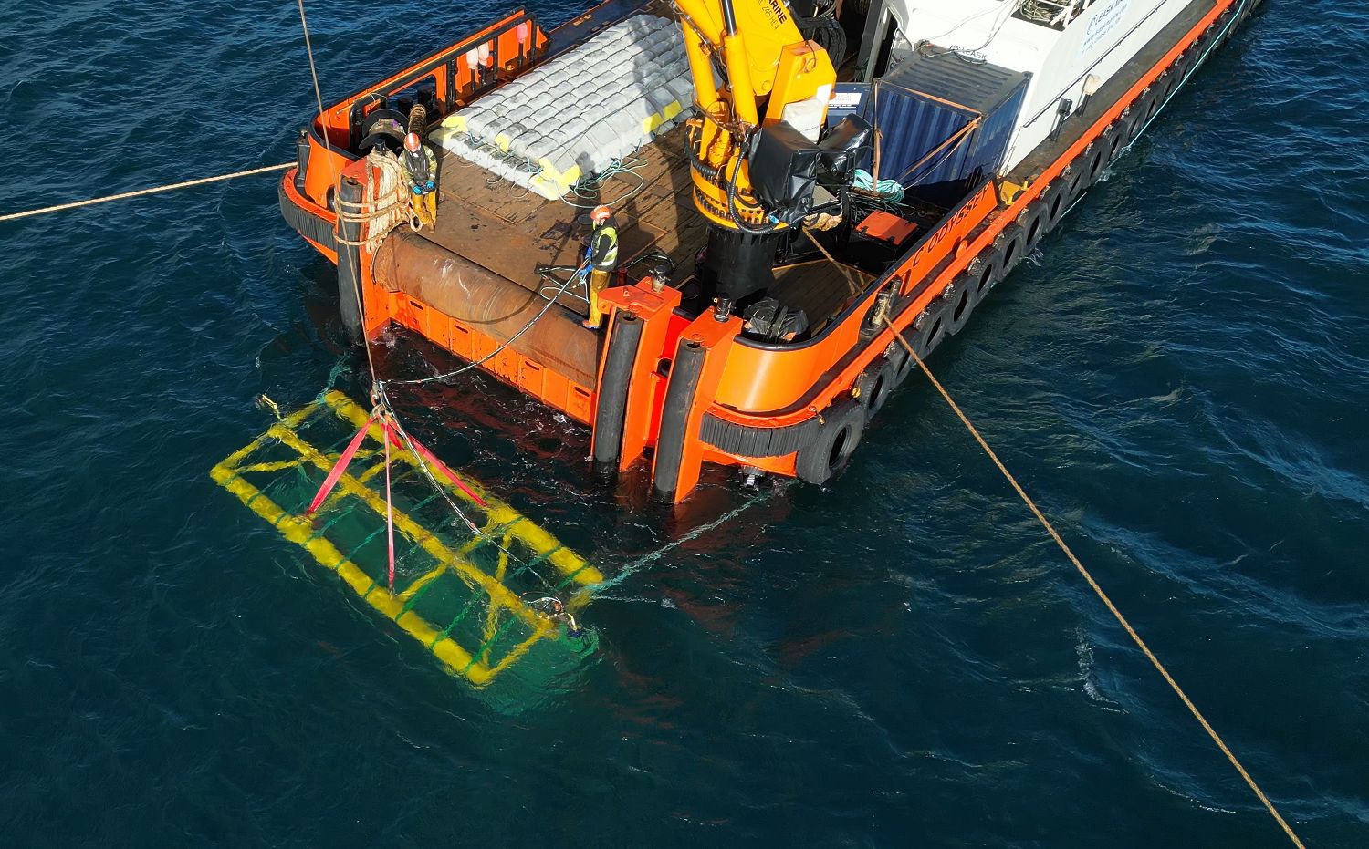 'World-first' eco-friendly cable protection system deployed offshore Scotland