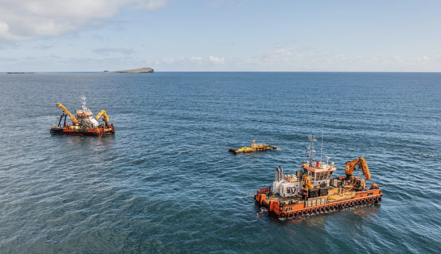 Mocean Energy's wave energy converter back to shore after 12-month offshore testing