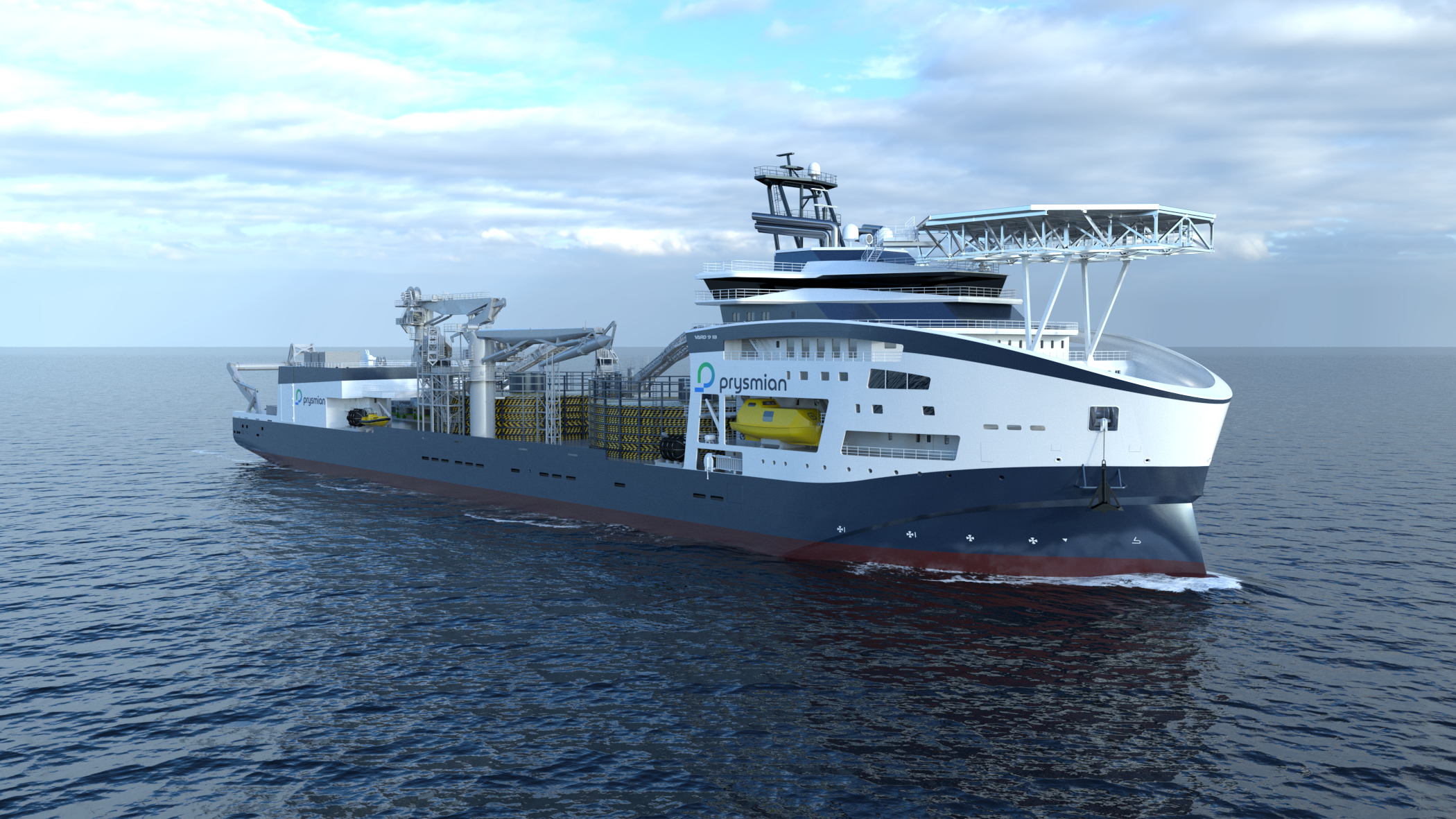 Vard hires TMC Compressors yet again for Prysmian's cable-layer