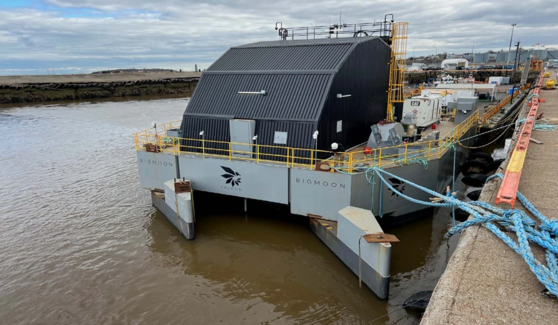 a floating facility that is a commercial-scale 250kW demonstration system