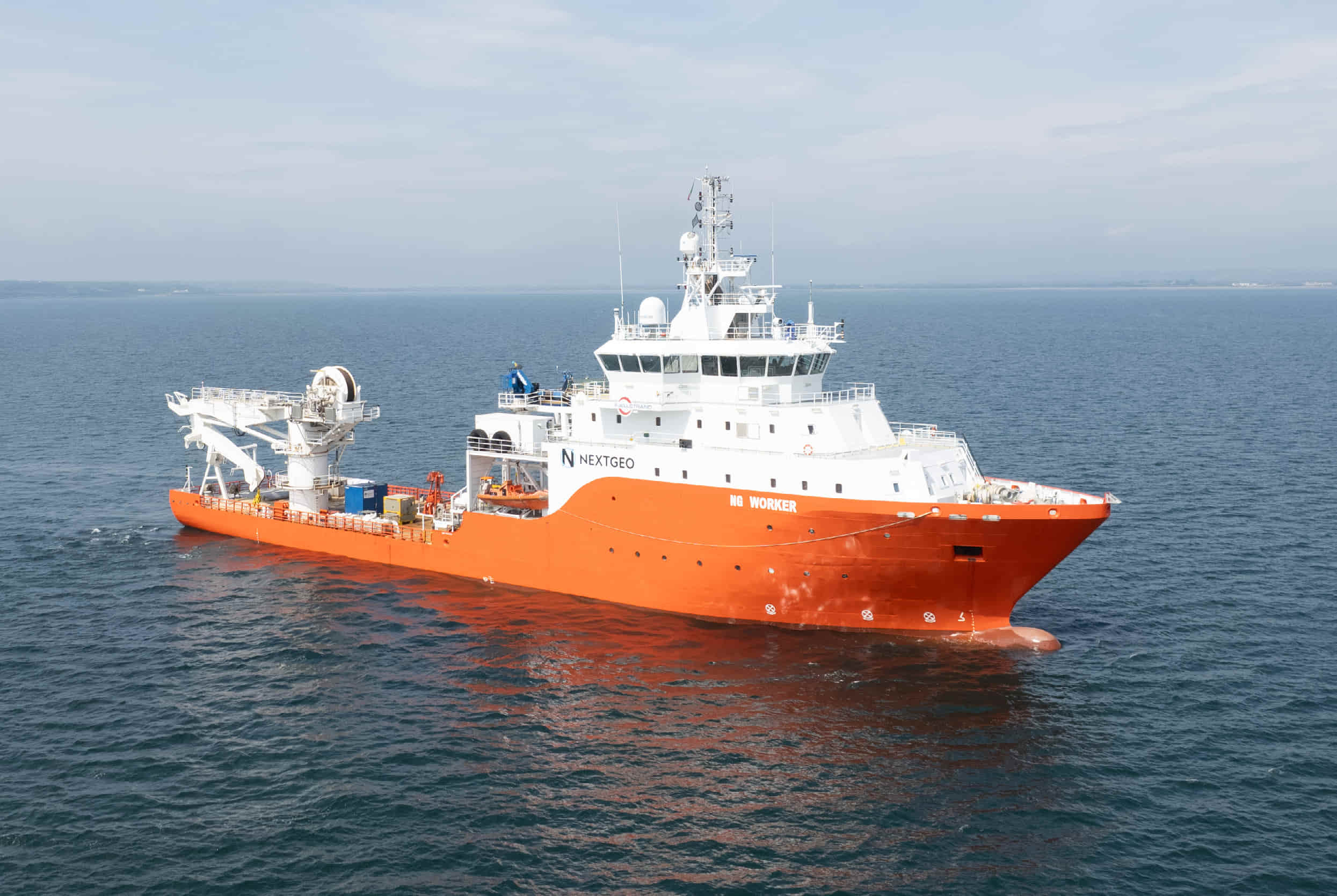 NG Worker marine survey vessel; Source: EirGrid/RTE