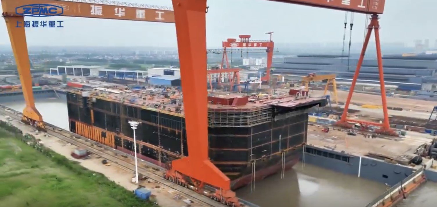 'World's largest FPSO unit' launches in China