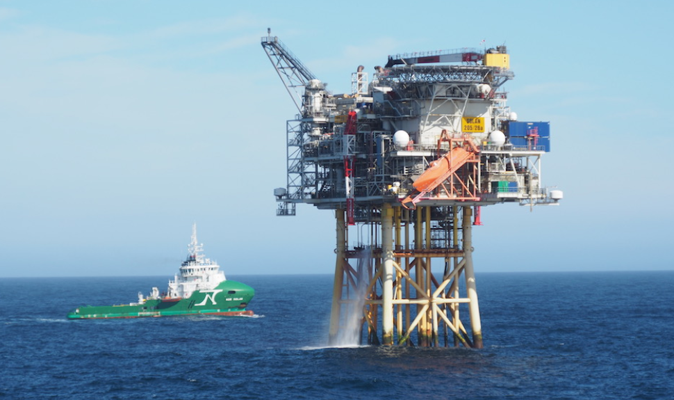 Solan platform (for illustration purposes only); Source: Harbour Energy