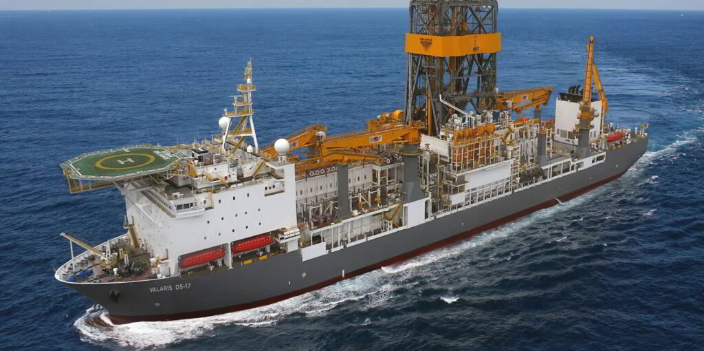 Valaris DS-17 drillship; Source: Equinor