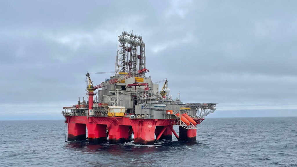 Transocean Spitsbergen rig; Source: Transocean