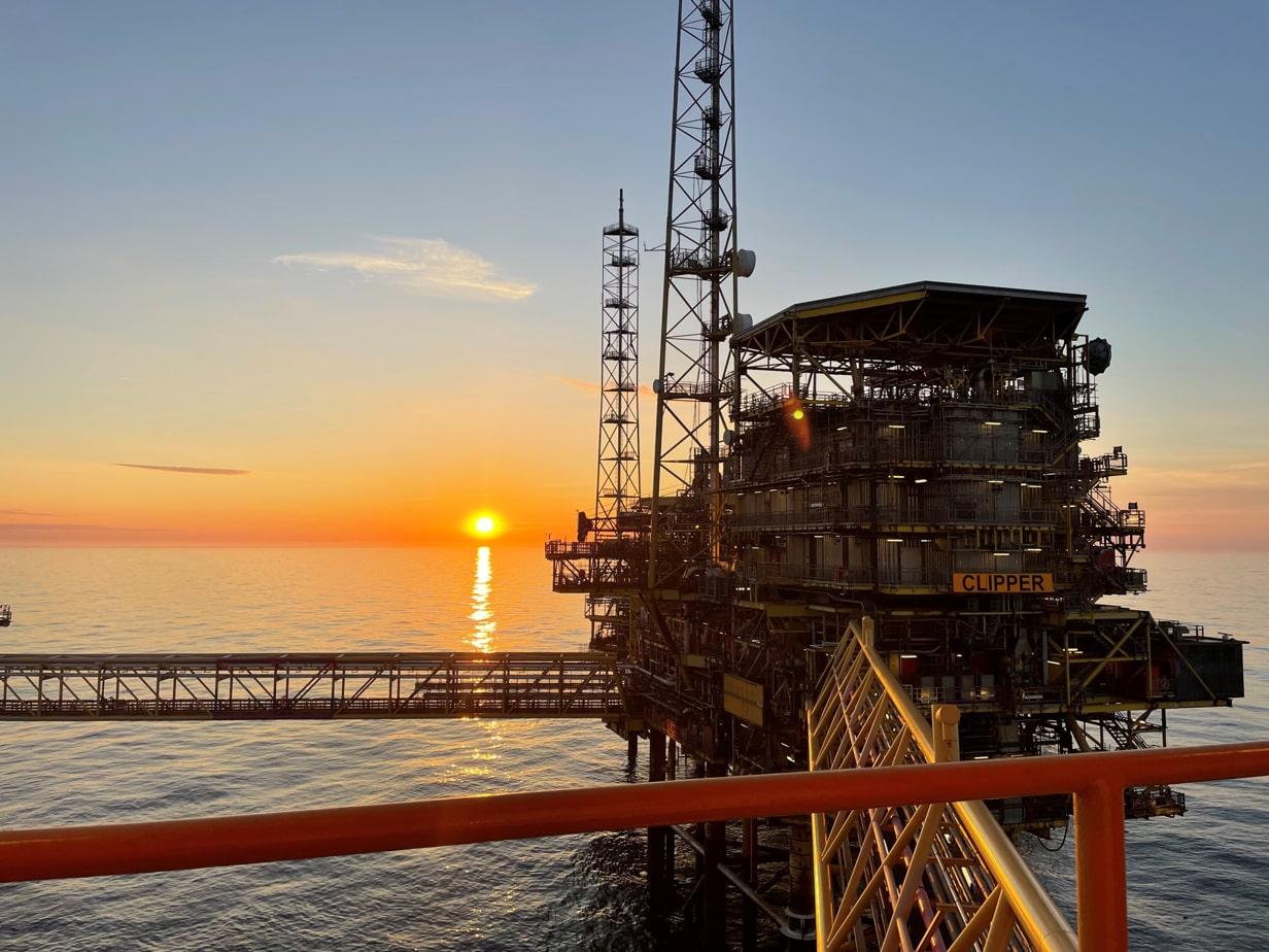 Clipper platform in the North Sea; Source: Viaro Energy