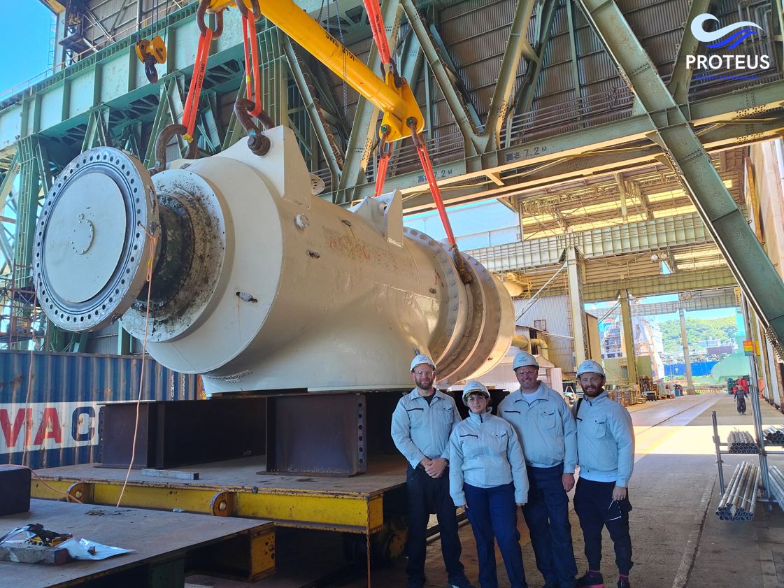 UK-based tidal energy company Proteus Marine Renewables (PMR) has started assembly works this week on the AR1100 tidal turbine in Japan.