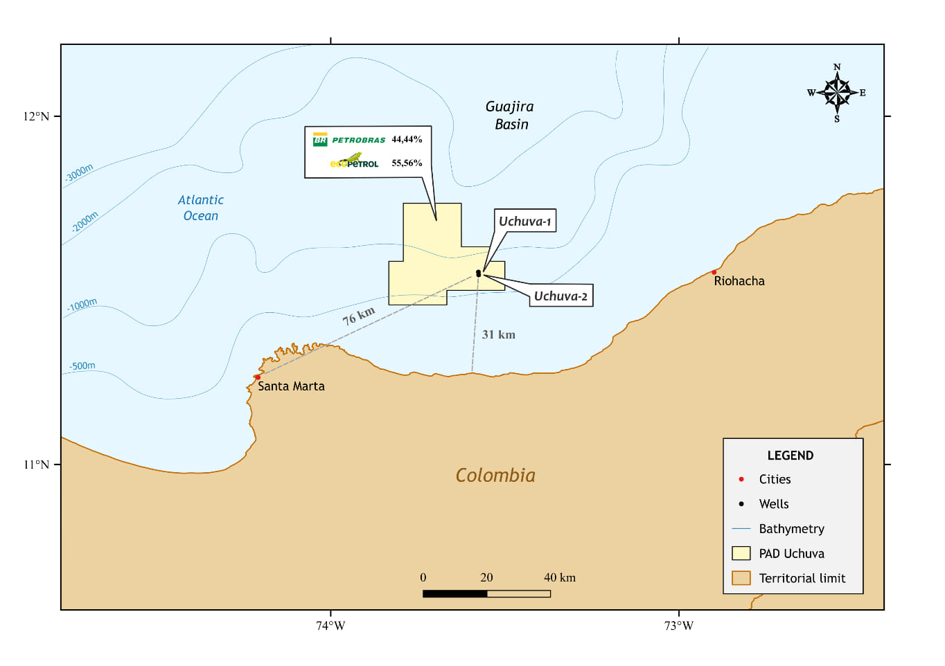 Well location; Source: Petrobras