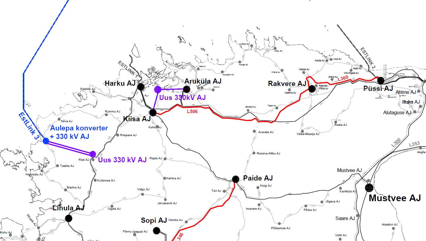 Building permit procedure set in motion for third electricity connection between Estonia and Finland