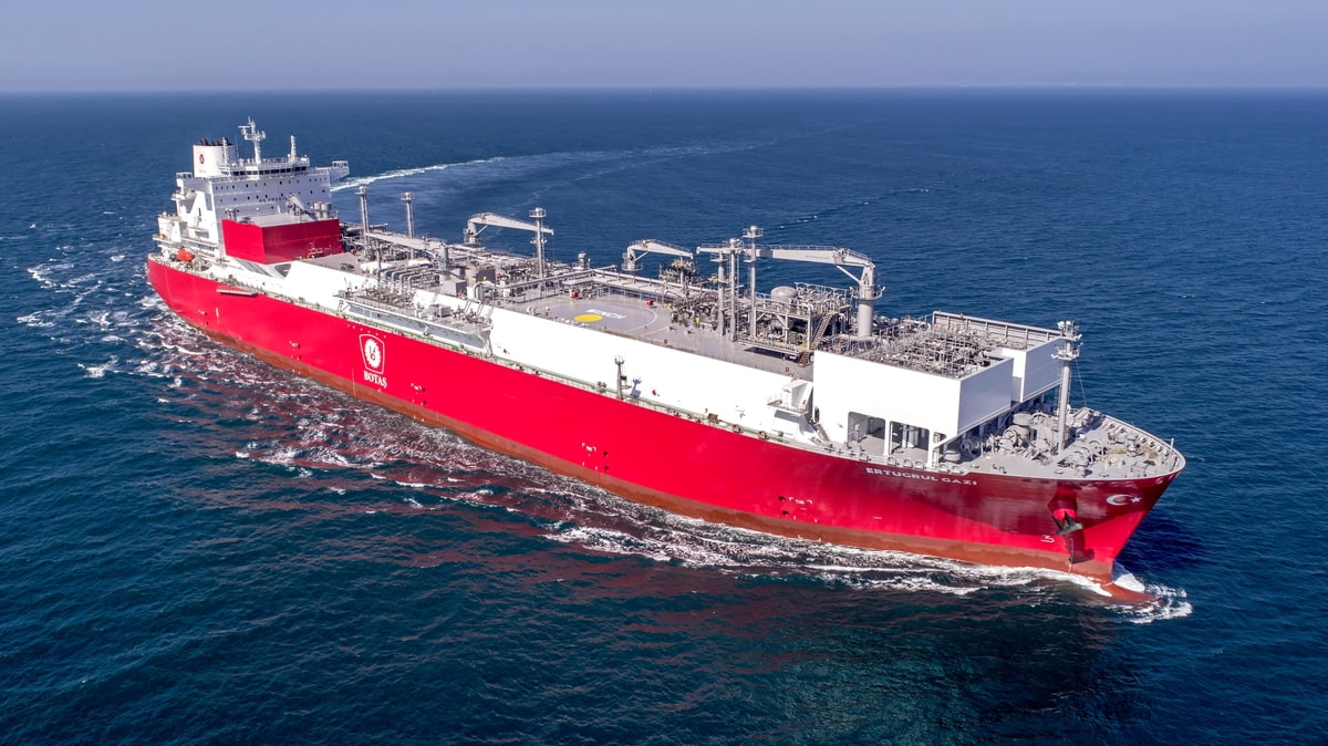 A 170,000 cubic meter LNG FSRU built by HD Hyundai Heavy Industries and delivered in 2020 (for illustration purposes); Source: HD Hyundai Marine Solutions