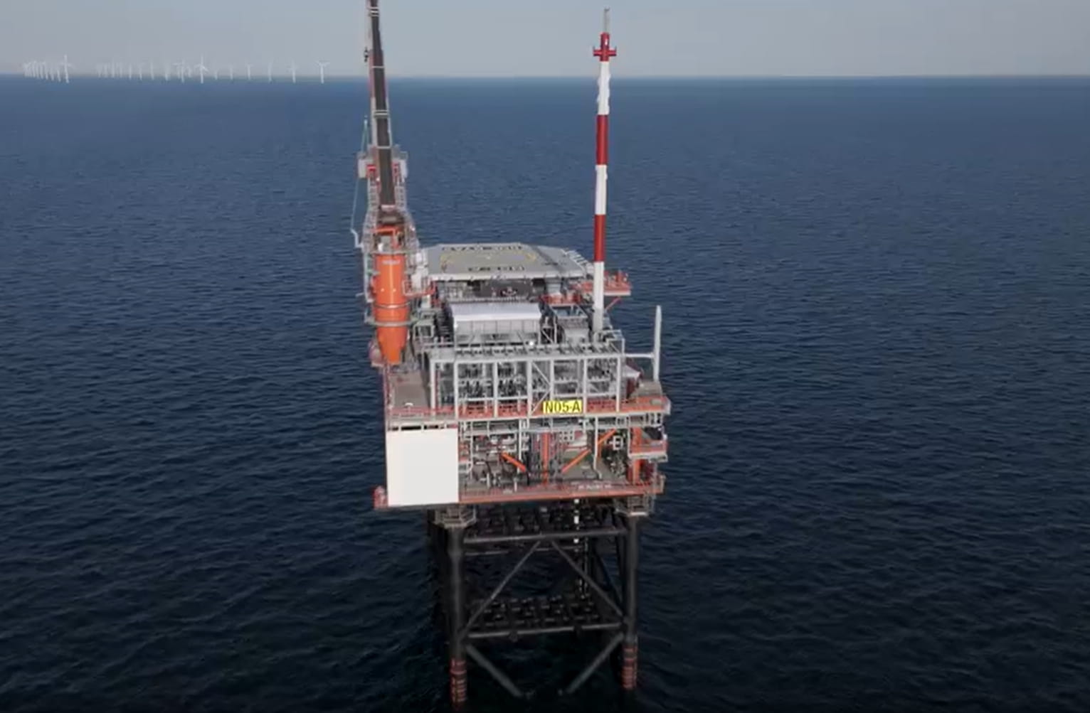 N05-A platform in the North Sea; Source: One-Dyas