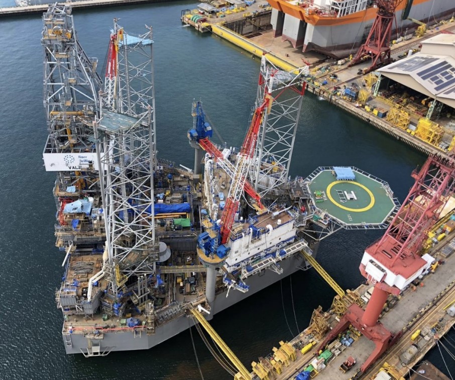 Singaporean shipbuilder one year early with delivery of jack-up rig to Borr Drilling