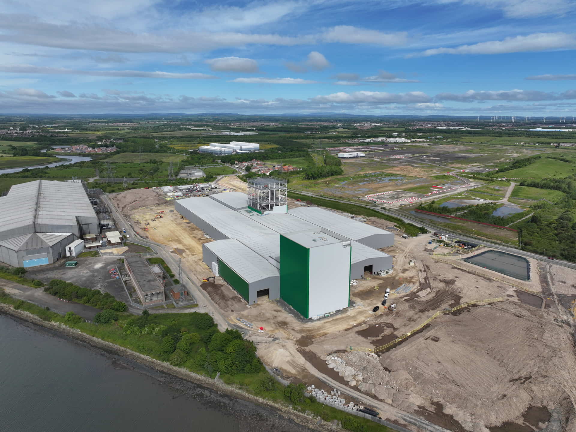 An aerial photo of JDR Cable Systems' new Blyth facility