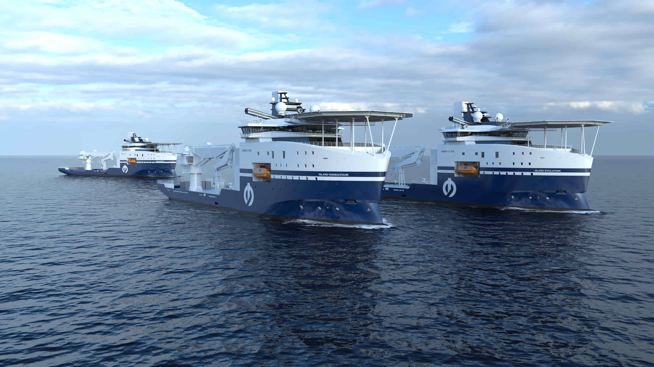 Hybrid power ocean energy construction vessel (OECV); Source: VARD