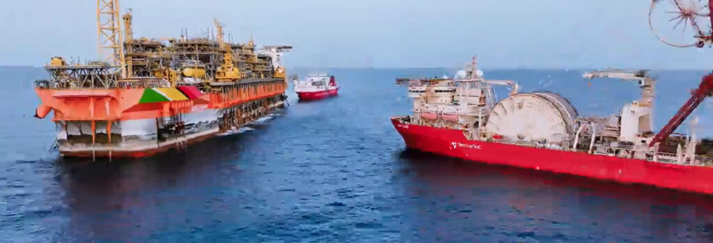 Deep Blue pipelay vessel; Source: TechnipFMC