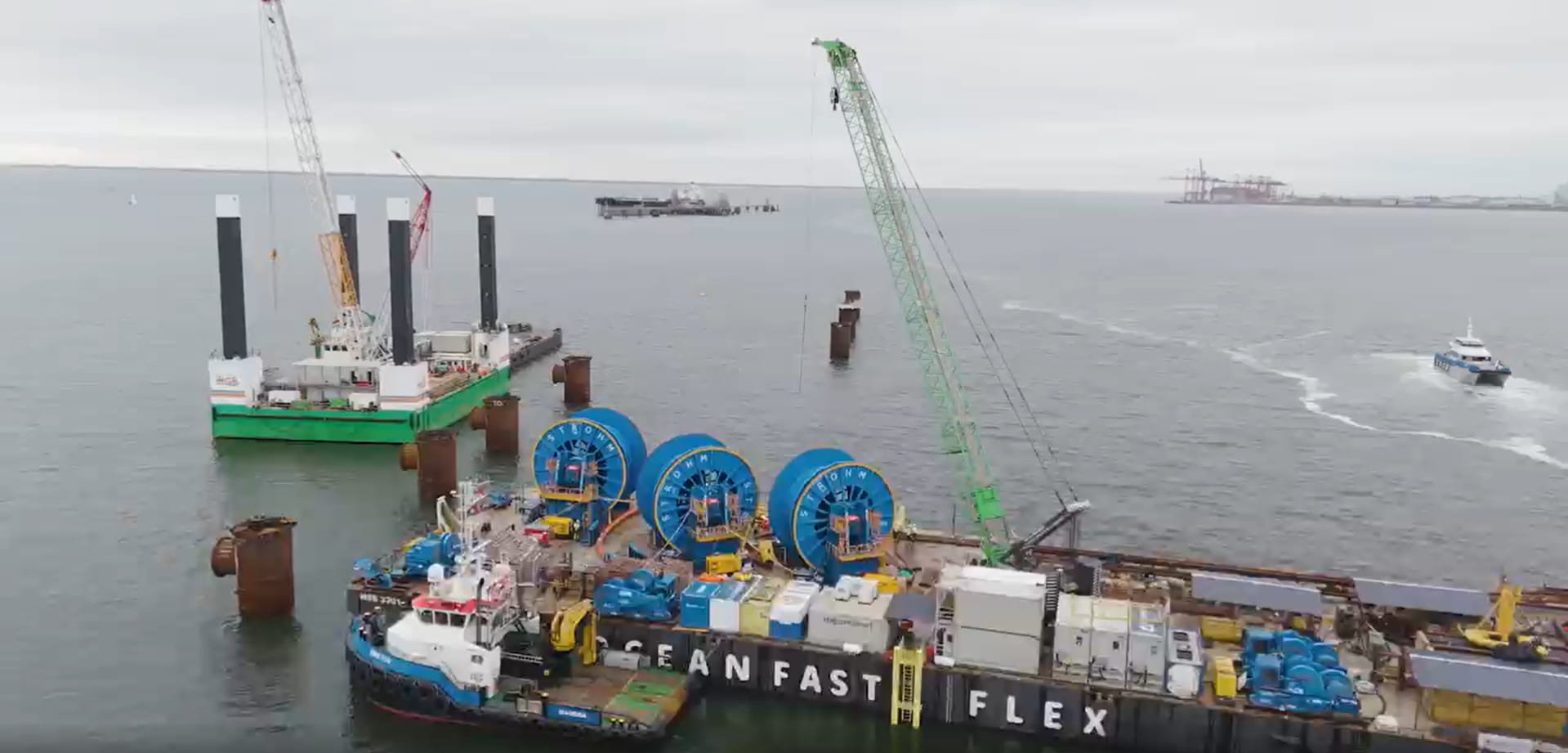 Installation of the PLEM at Wilhelmshaven 2 LNG Terminal; Source: Geocean