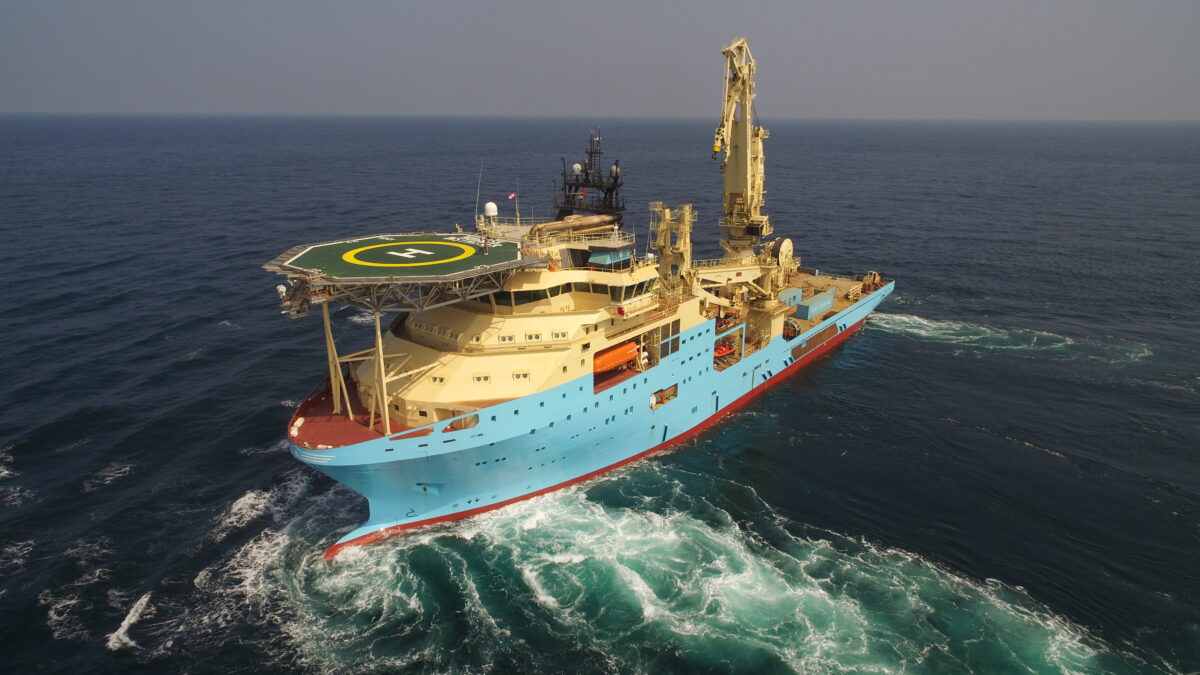 Maersk Installer subsea support vessel (illustration); Source: Maersk Supply Service